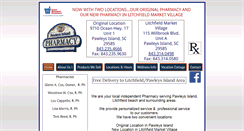 Desktop Screenshot of pawleysislandpharmacy.com